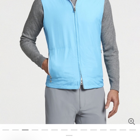 Peter Miller 
Thermal Block Reversible Gilet
Light Blue Sleeveless Vest - Picture 9 of 16